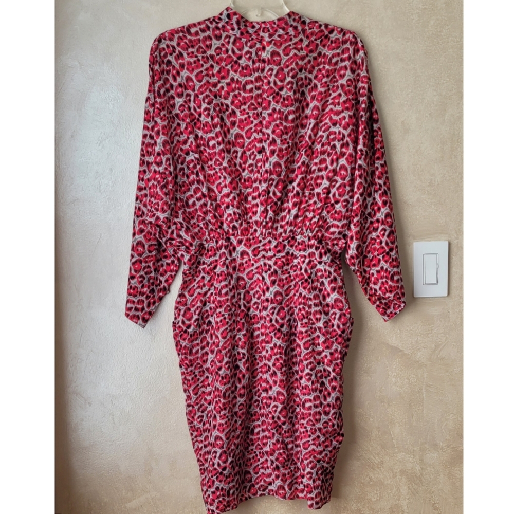 JUDI ROSEN RARE ANIMAL PRINT SILK DRESS - Picture 3 of 7